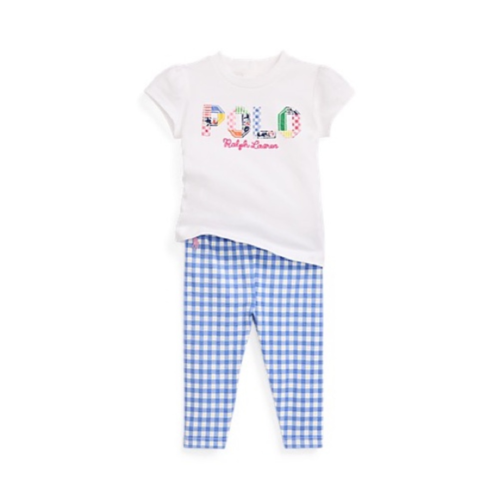 Logo Jersey Tee & Gingham Legging Set
Baby Girl
Side 18 M